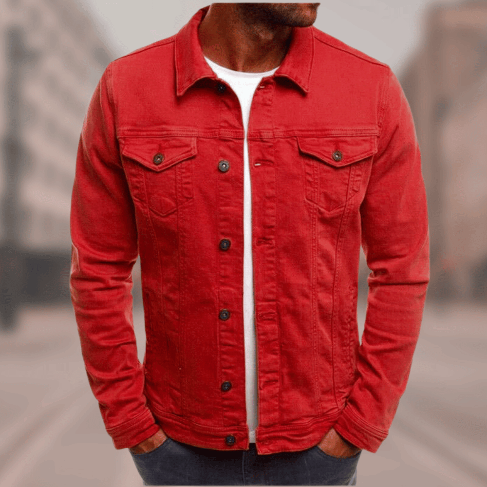 Marius - Stylish Jeans Jacket Comfortable Cut