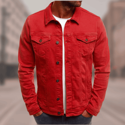 Marius - Stylish Jeans Jacket Comfortable Cut