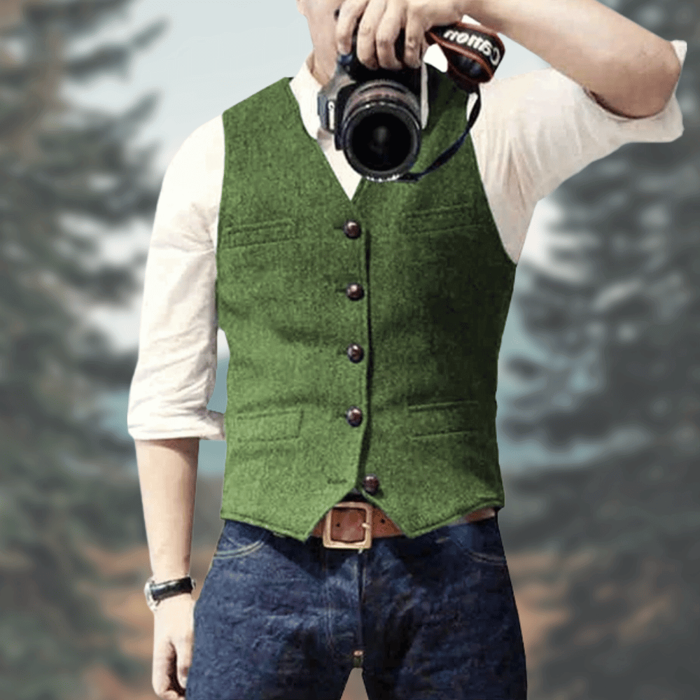 Stylish Men's Vest Comfortable Elegant