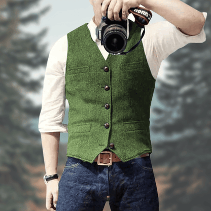 Stylish Men's Vest Comfortable Elegant