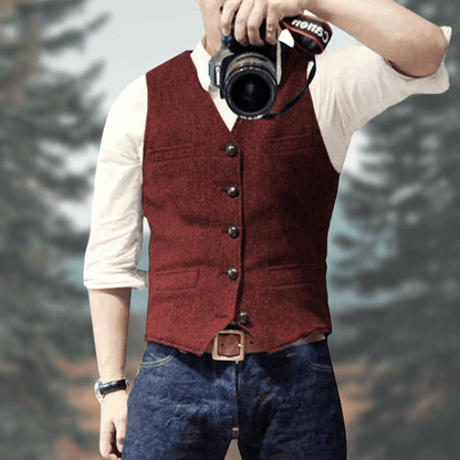 Stylish Men's Vest Comfortable Elegant