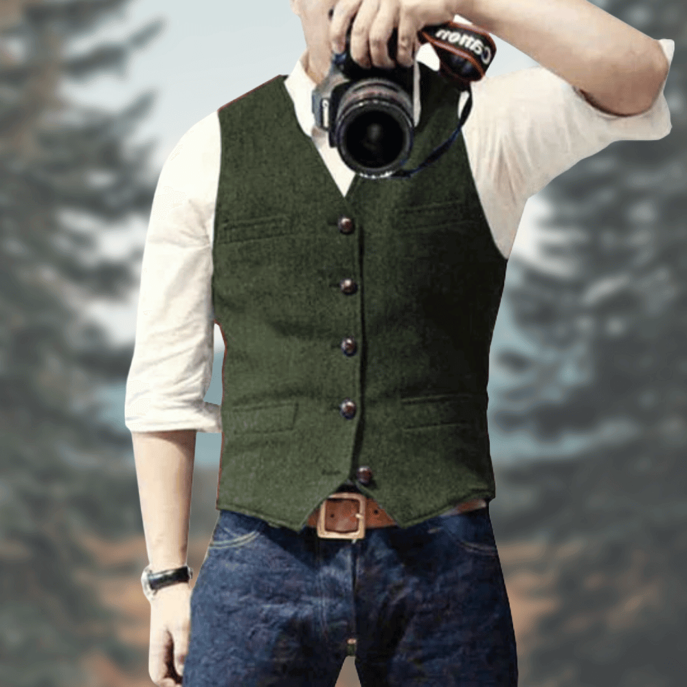 Stylish Men's Vest Comfortable Elegant