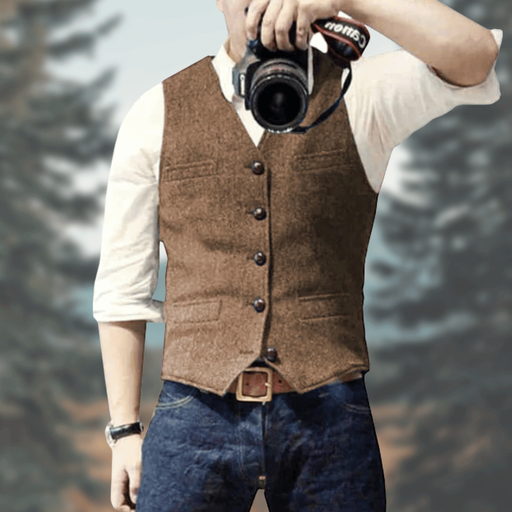 Stylish Men's Vest Comfortable Elegant