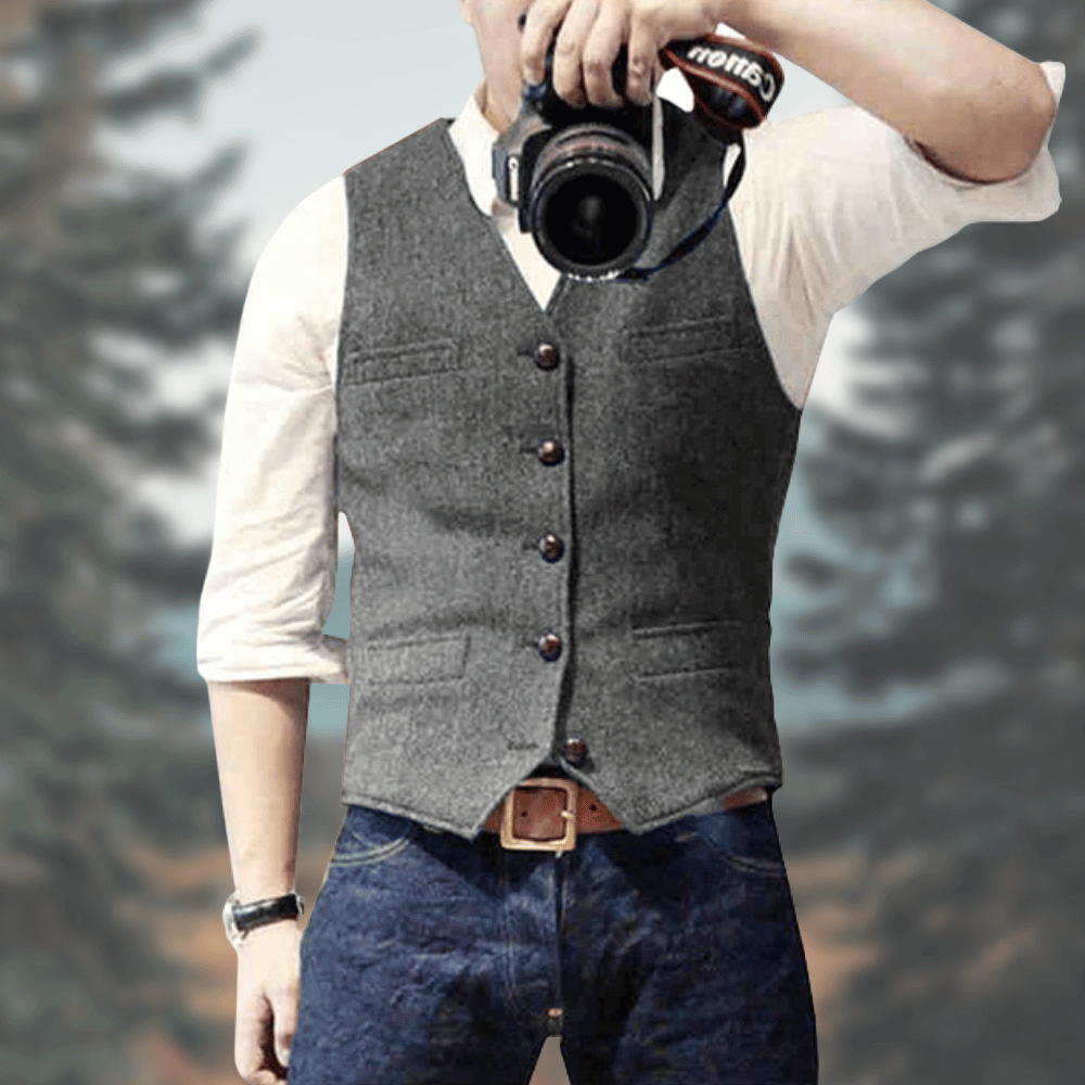 Stylish Men's Vest Comfortable Elegant