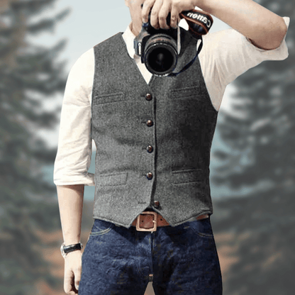 Stylish Men's Vest Comfortable Elegant