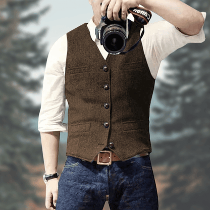 Stylish Men's Vest Comfortable Elegant