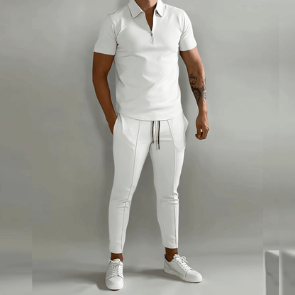 Men's Polo Shirt Set Casual Sporty 2-piece
