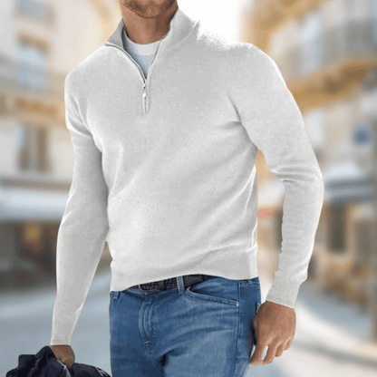 Men's Pullover Zipper Collar Sporty