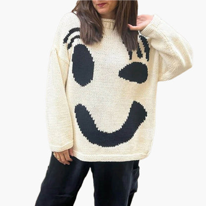 Künstlerischer Strickpullover Gemütlich Abstrakt