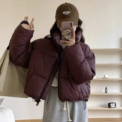 Women's Puffer Coat Warm Lightweight Winter Jacket