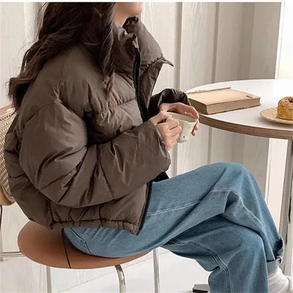Women's Puffer Coat Warm Lightweight Winter Jacket