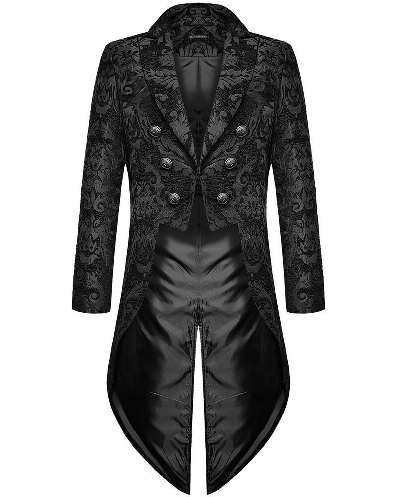 Gothic Men's Suit Elegant Black