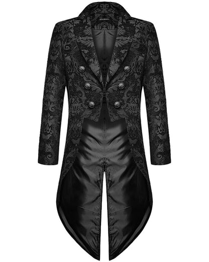 Gothic Men's Suit Elegant Black