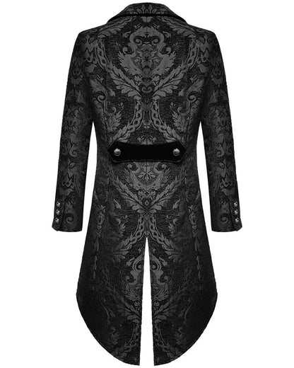Gothic Herrenanzug Elegant Schwarz - IdealeKleiden