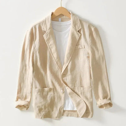 Summer Linen Blazer Casual Chic