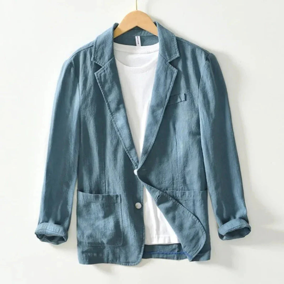 Summer Linen Blazer Casual Chic