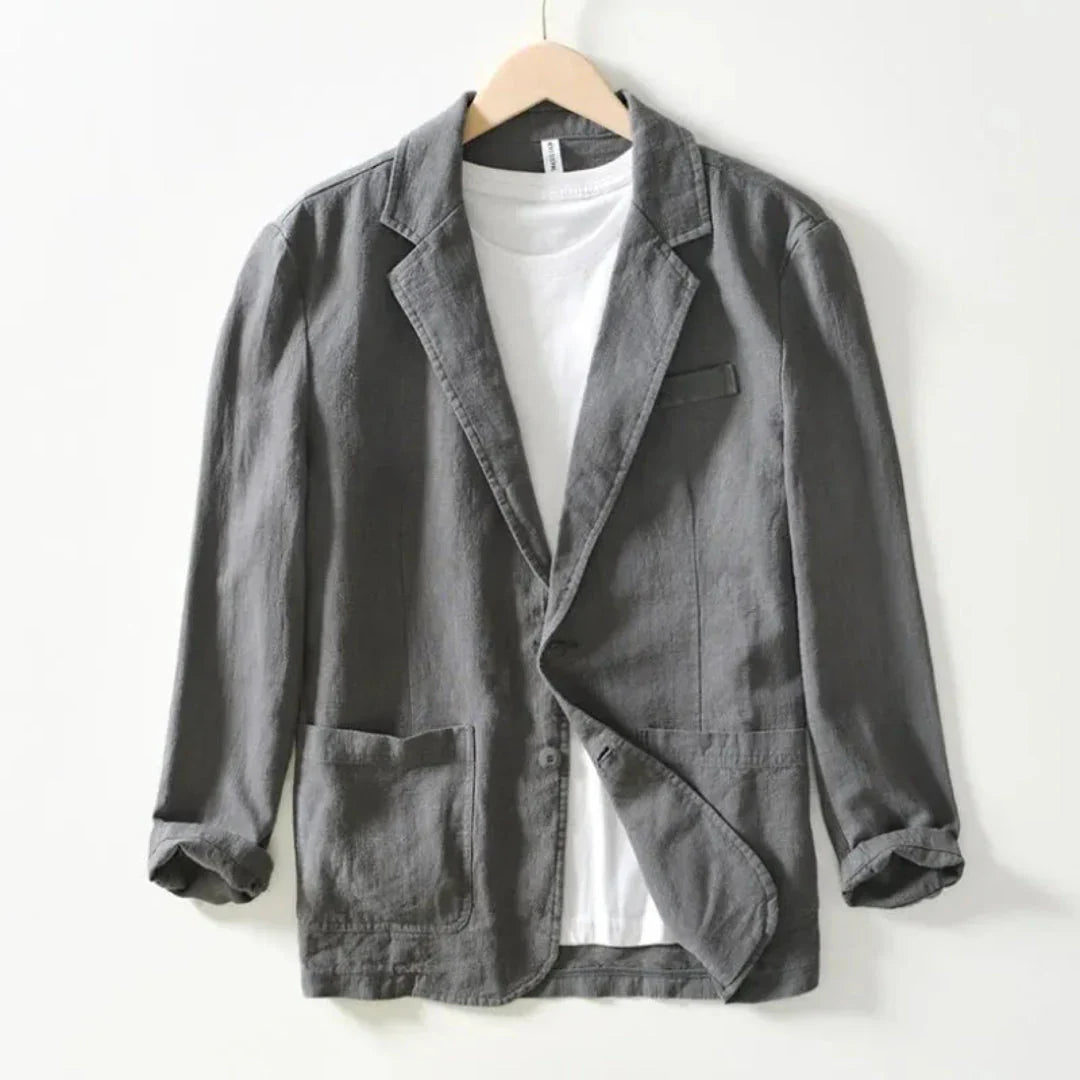 Summer Linen Blazer Casual Chic