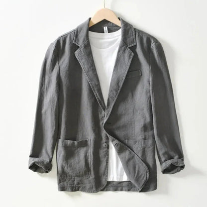 Summer Linen Blazer Casual Chic
