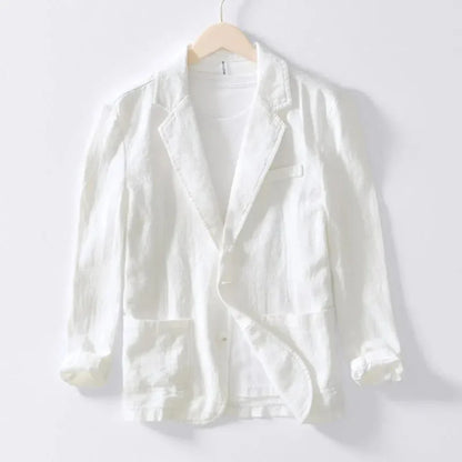 Summer Linen Blazer Casual Chic