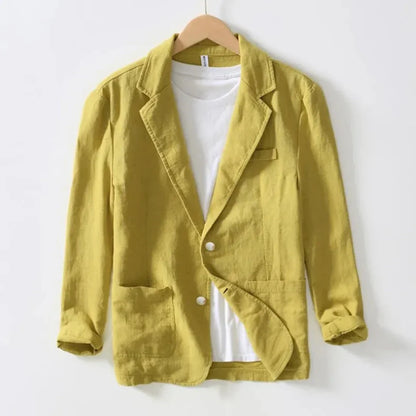 Summer Linen Blazer Casual Chic