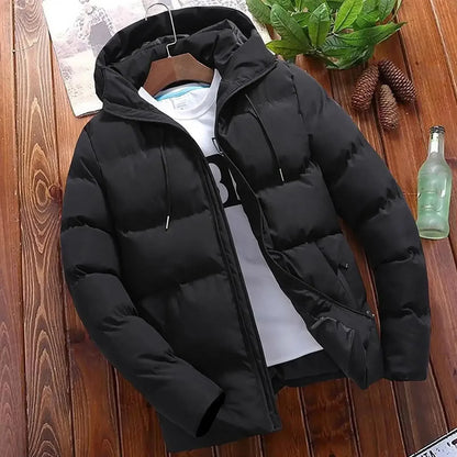 Warme Herren Winterjacke Pufferjacke für kaltes Wetter
