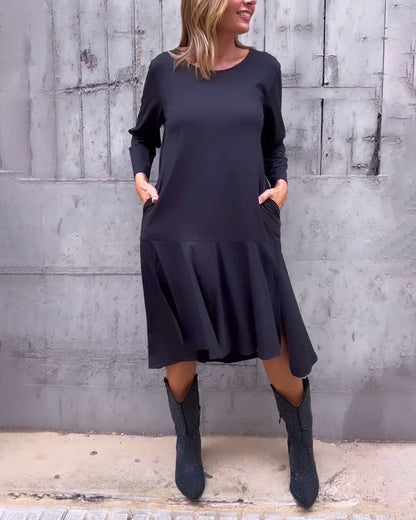 Women's Elegant Dress with Pockets