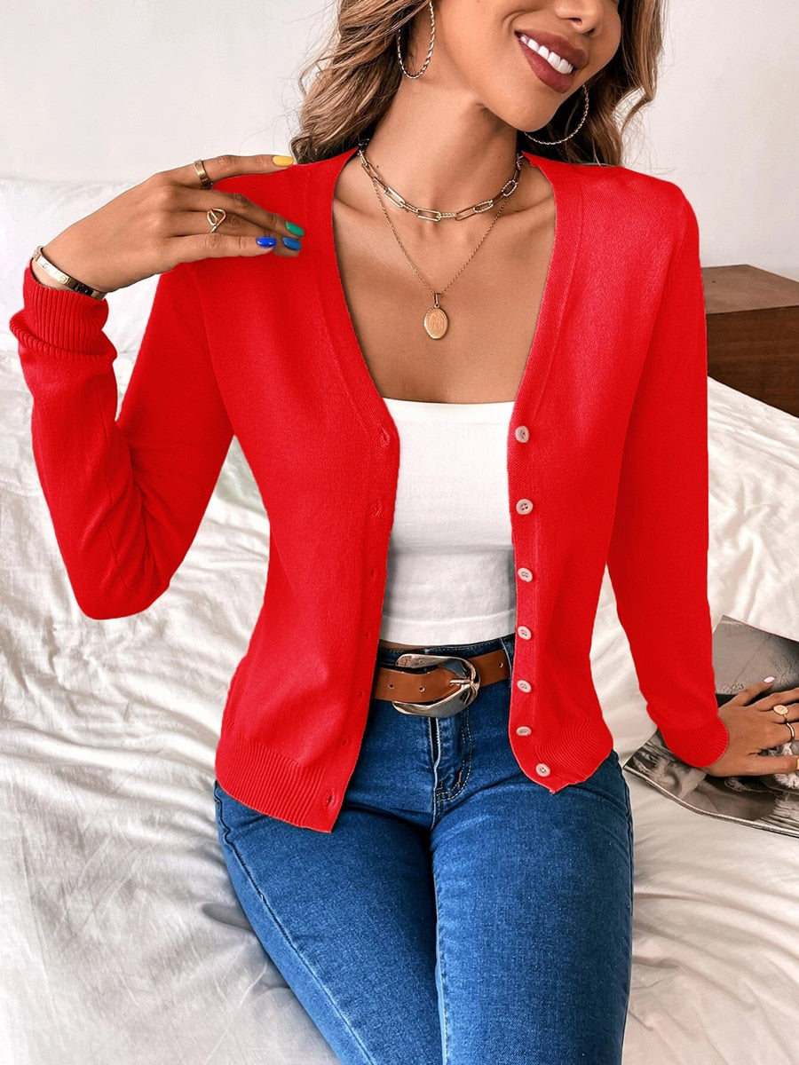 Women's Casual Modern Long-Sleeved Vest
