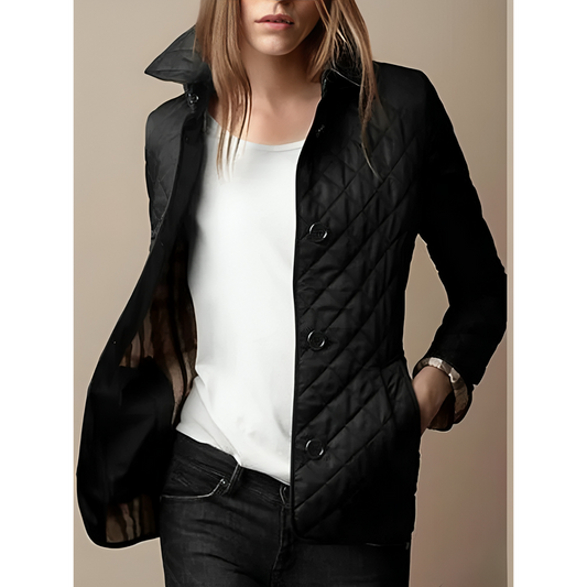 Kurze Damenjacke Warm Wattiert - IdealeKleiden