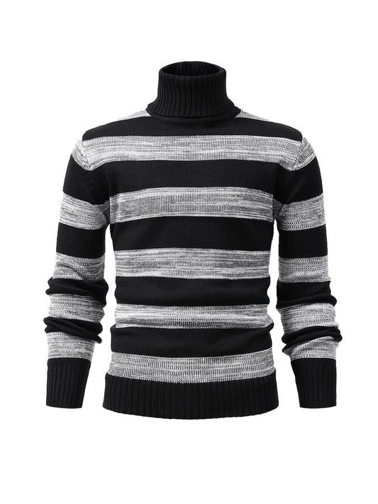 Herren Rollkragenpullover Modern Strick - IdealeKleiden