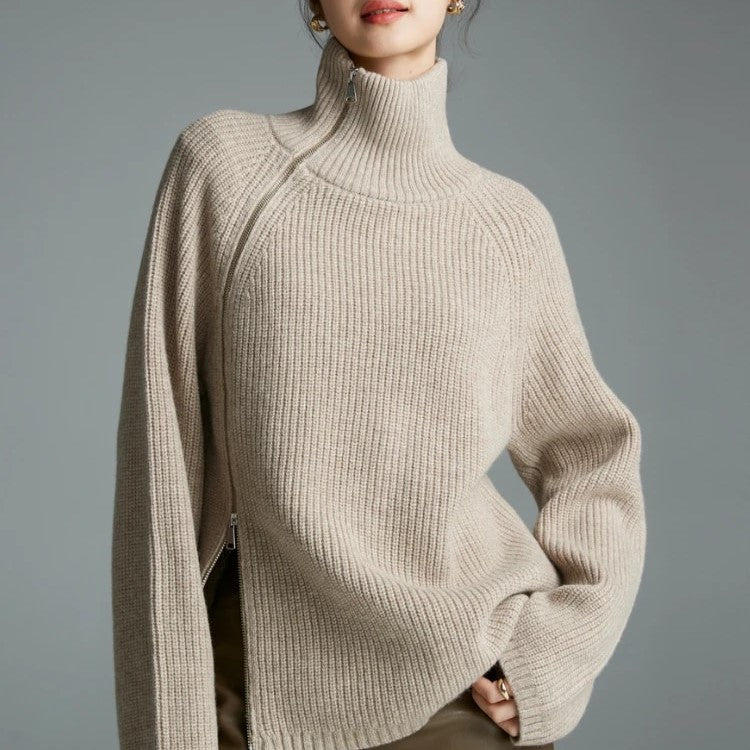 Women's Turtleneck Sweater Soft Cozy