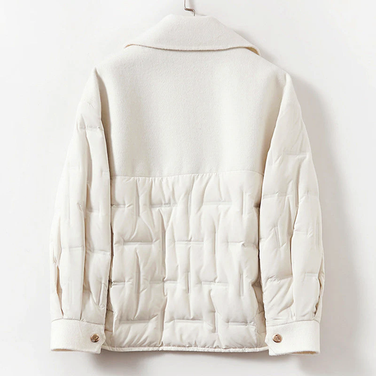 Warmes Frauen Winterjacke Daunen Futter - IdealeKleiden