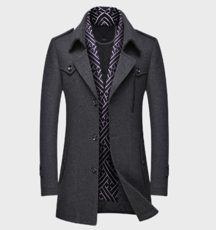 Men's Elegant Long Coat