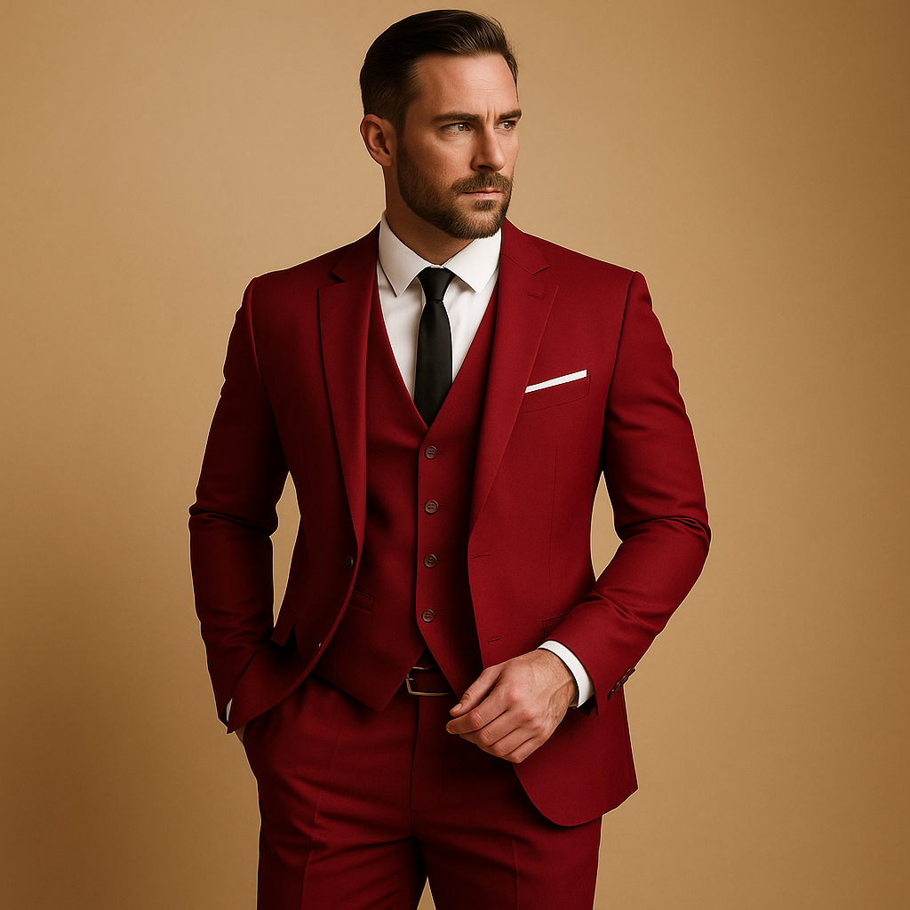 Stylischer Herrenanzug Slim Fit Design