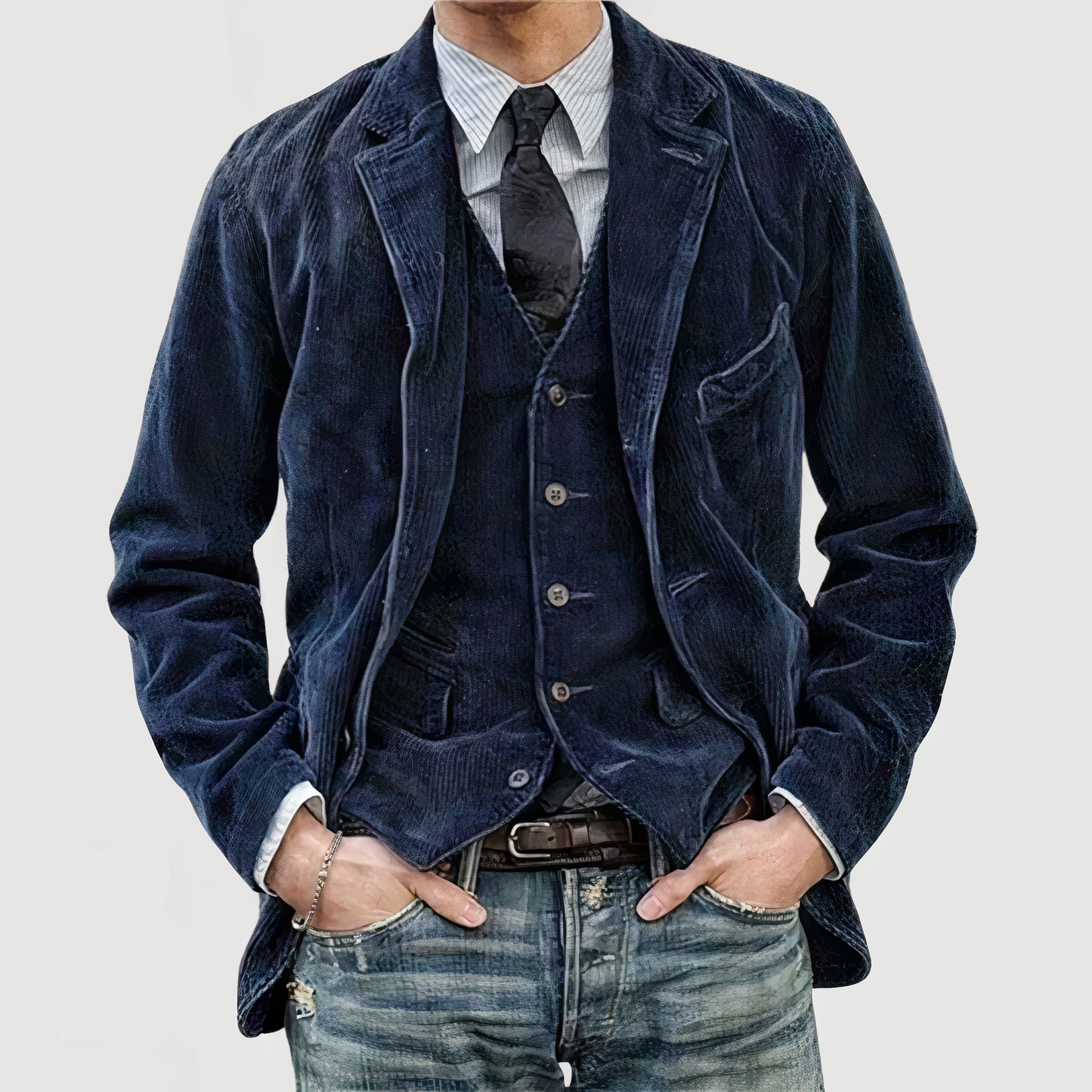 Comfortable Corduroy Jacket Casual Style