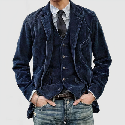 Comfortable Corduroy Jacket Casual Style