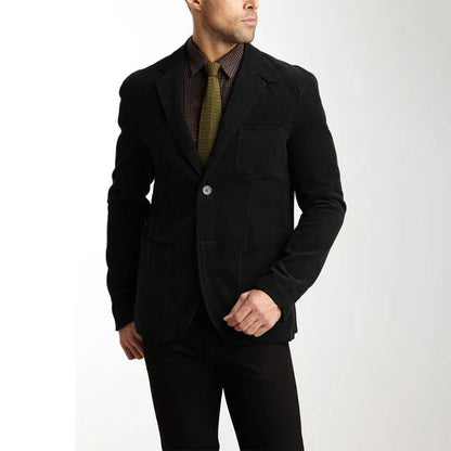 Men's Corduroy Jacket Elegant Brown
