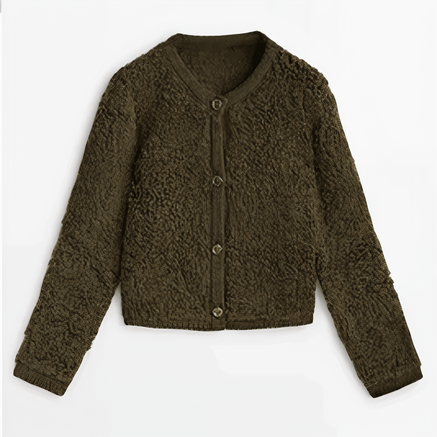 Modische Strickjacke Lässig Chic