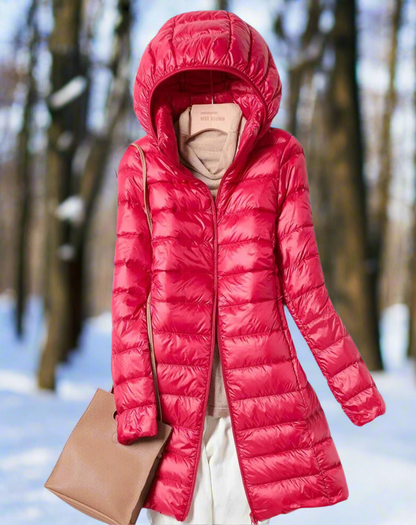 Elegant Women's Winter Coat Lightly Lined