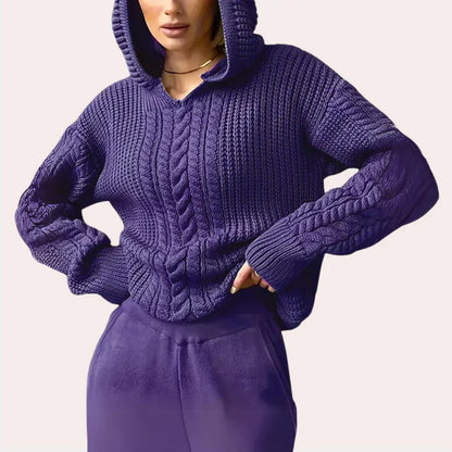 Bequemer Damenpullover Freizeit Stil