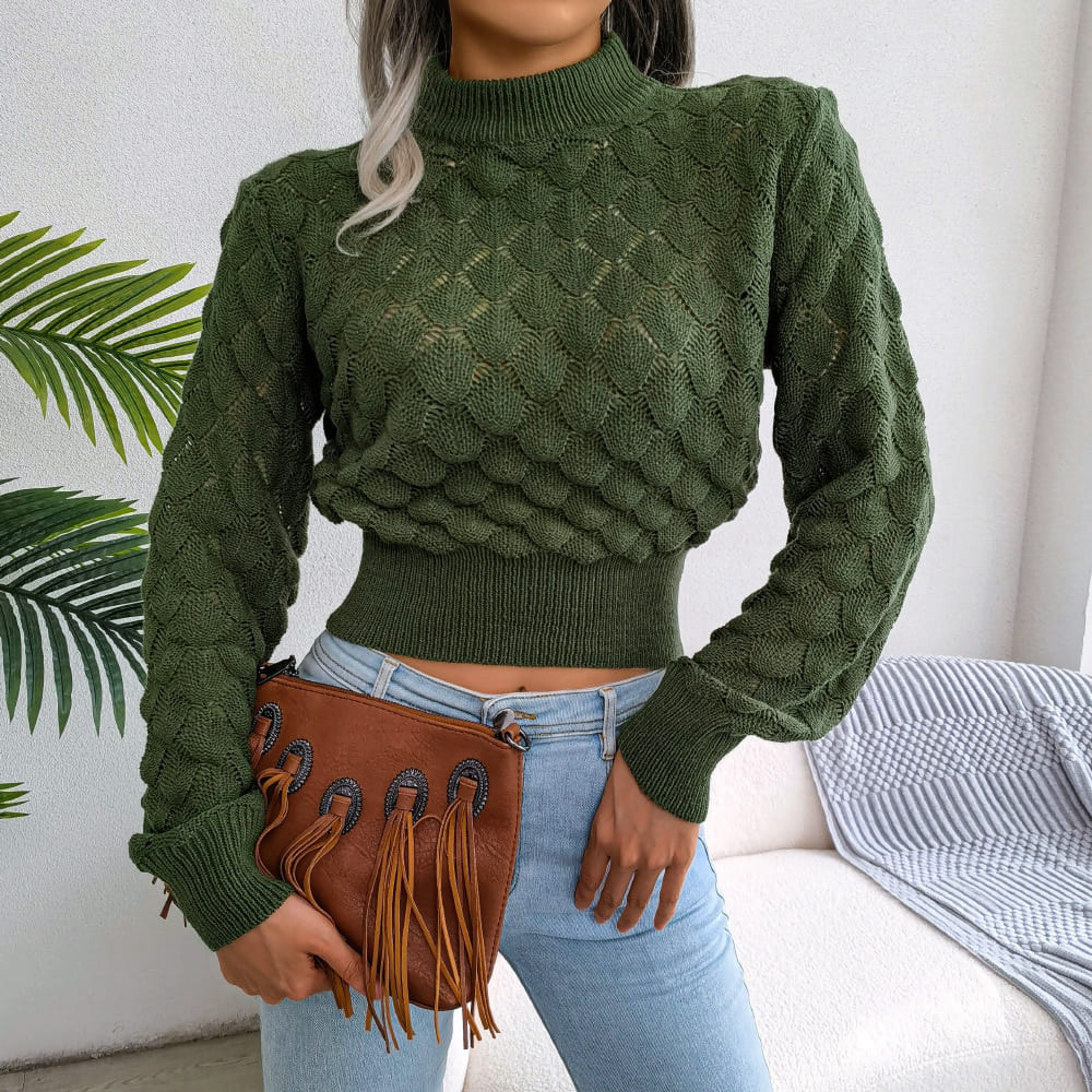 Bequeme Damen Strickpullover aus Baumwolle für Alltag
