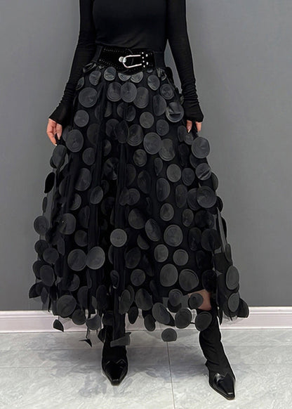 Fashionable Dress | Polka Dot Skirt Tulle Patchwork