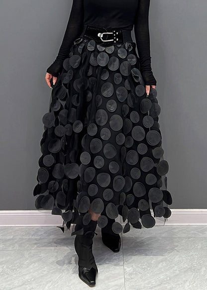 Modisches Kleid | Polka Dot Rock Tüll Patchwork - IdealeKleiden