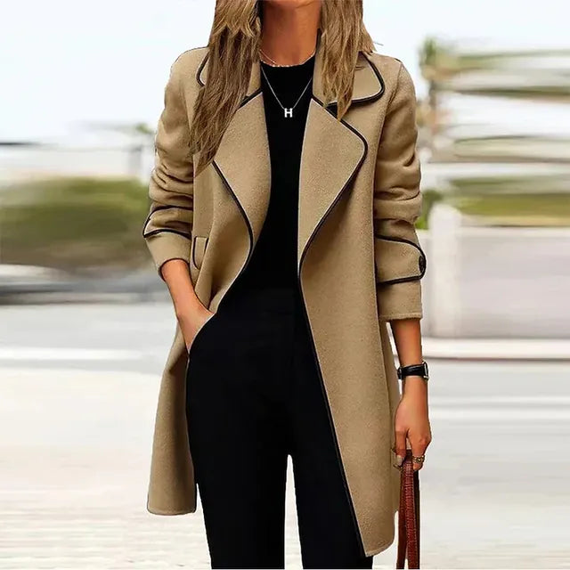 Stylish Women's Long Elegant Coat
