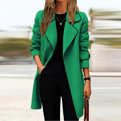 Stylish Women's Long Elegant Coat