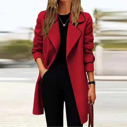 Stylish Women's Long Elegant Coat