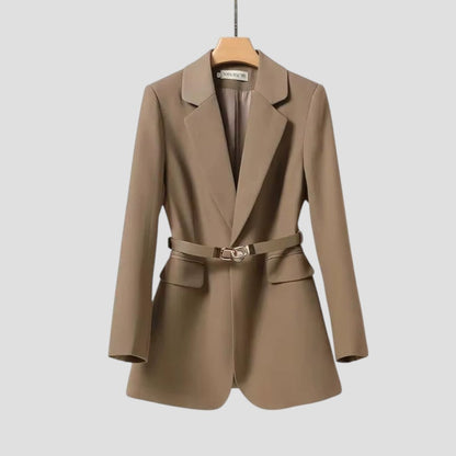 Elegant Women's Blazers with Belt