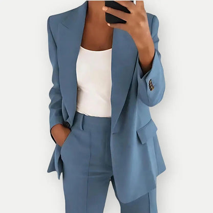 Stylish Women's Suit Blazer Pants Set