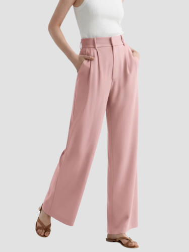 Women's Elegant Wide-Leg High-Waisted Trousers