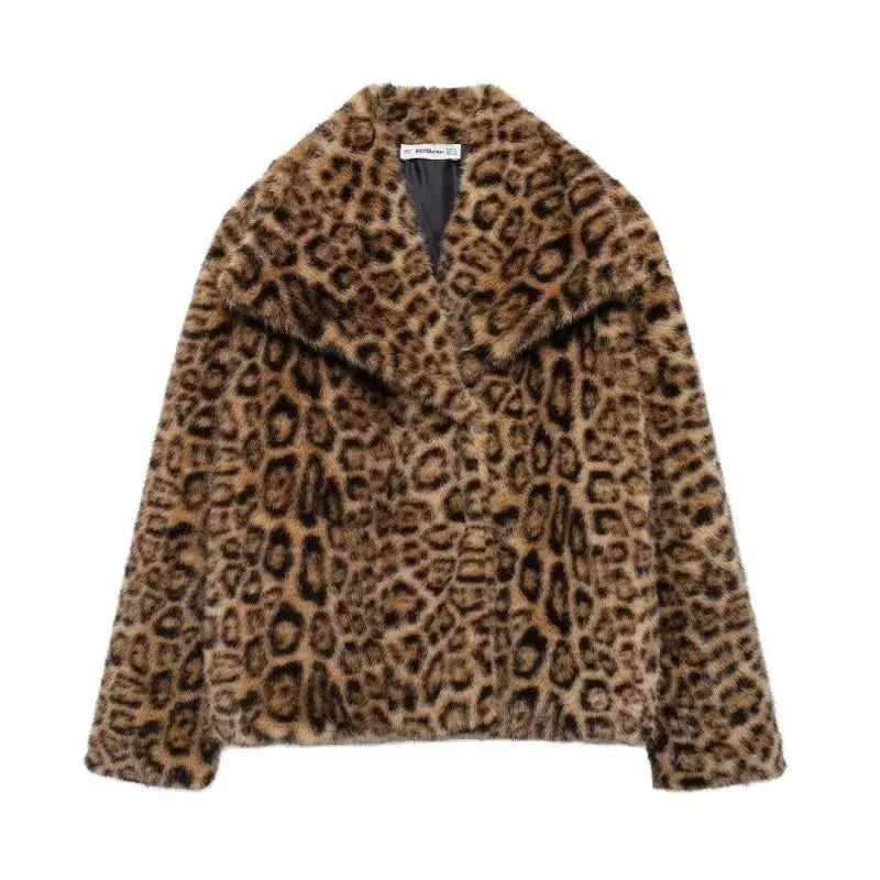 Women's Long Faux Fur Winter Coat Chic
