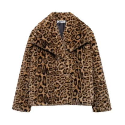 Women's Long Faux Fur Winter Coat Chic